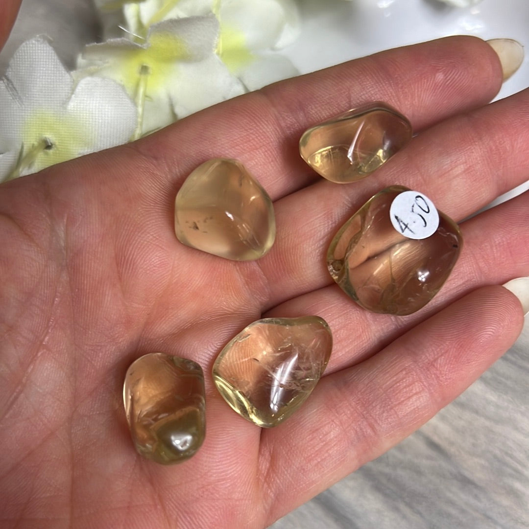 Golden Labradorite Tumble Tumblestone - Bytownite