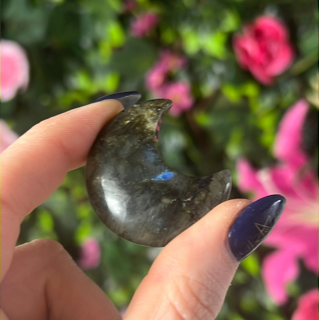 Lab Labradorite Moon