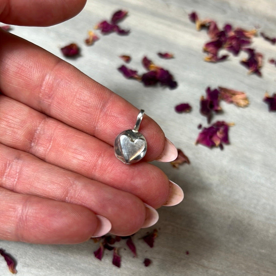 Mini Heart - 925 Sterling Silver Pendant