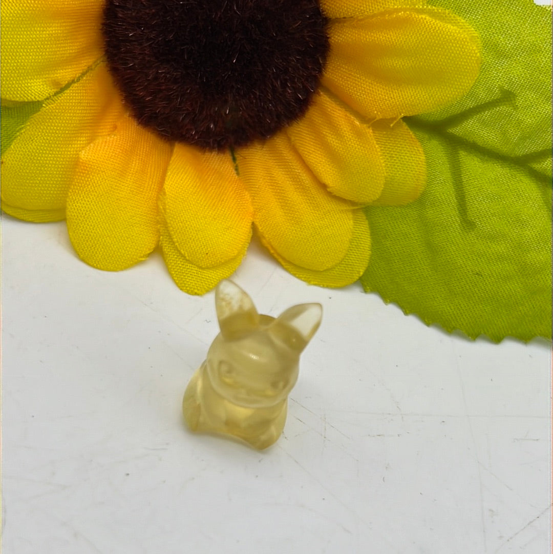 Mini Yellow Fluorite Pokémon Pikachu