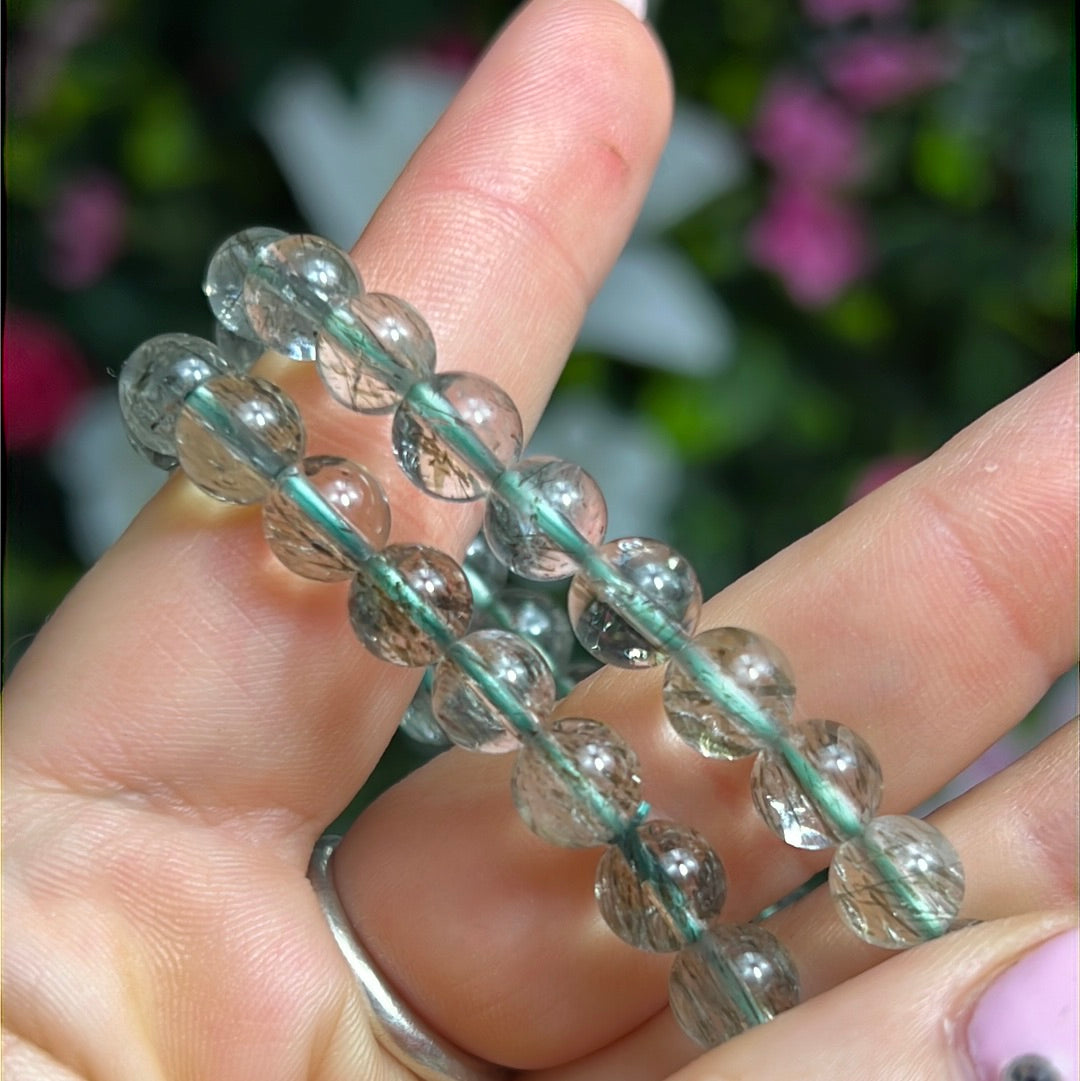 AA Green Rutile Bracelet