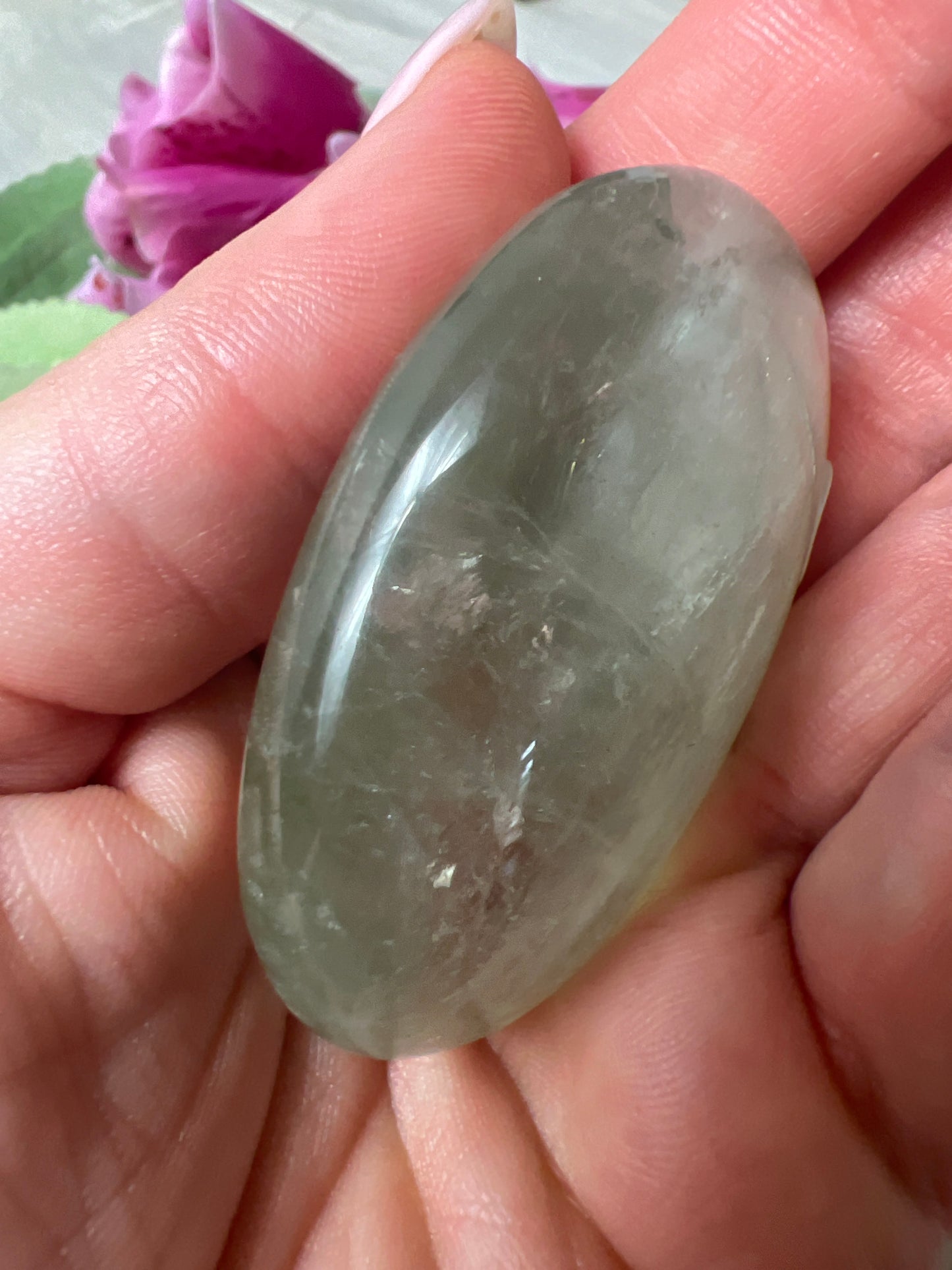 Prasolite Green Amethyst Palm
