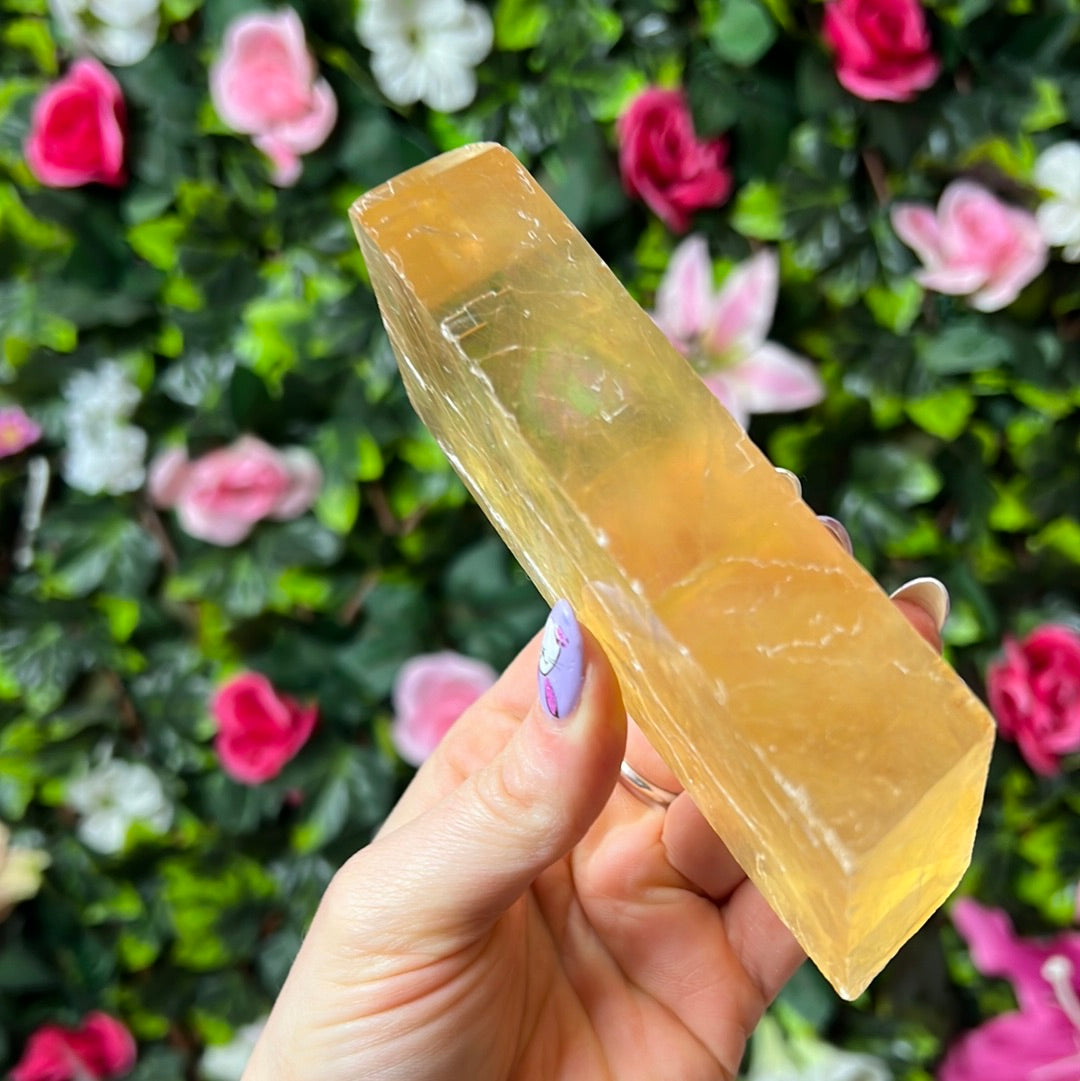 Raw Honey Optical Calcite