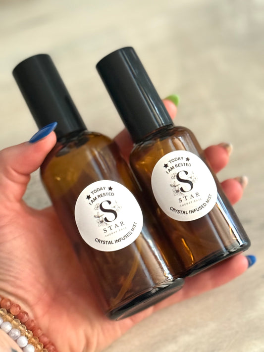 Star Therap-ease - TODAY I am Rested -  Crystal Infused Mist - Lavender & Sage Spray
