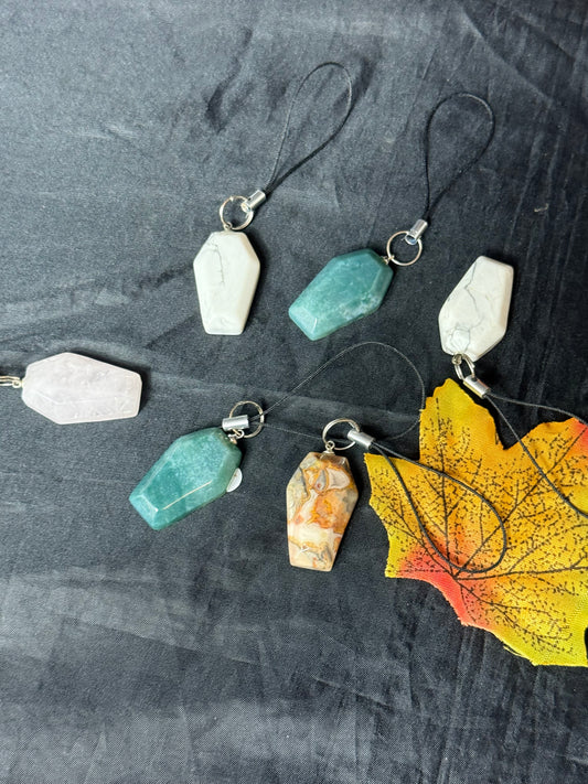 Coffin - phone charm / keying or pendants