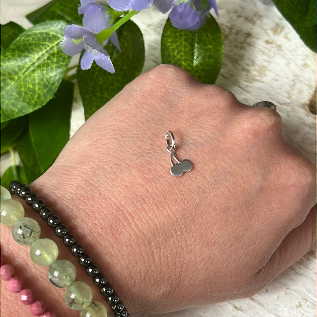 Cherries 925 Sterling Silver Pendant Charm