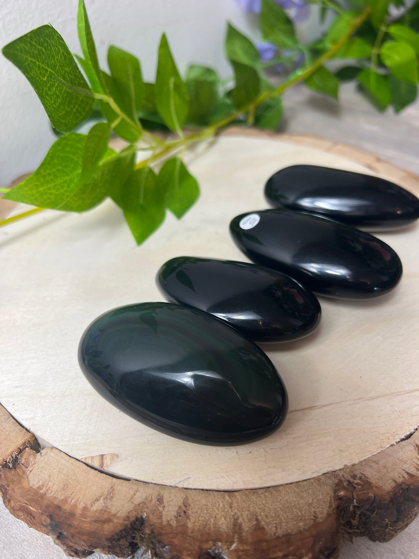 Rainbow Obsidian Palm