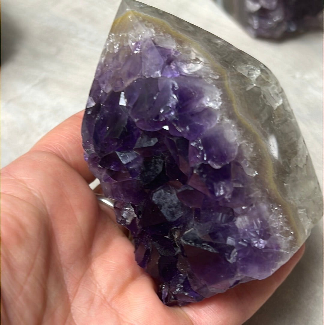 A Amethyst Agate Tower Points