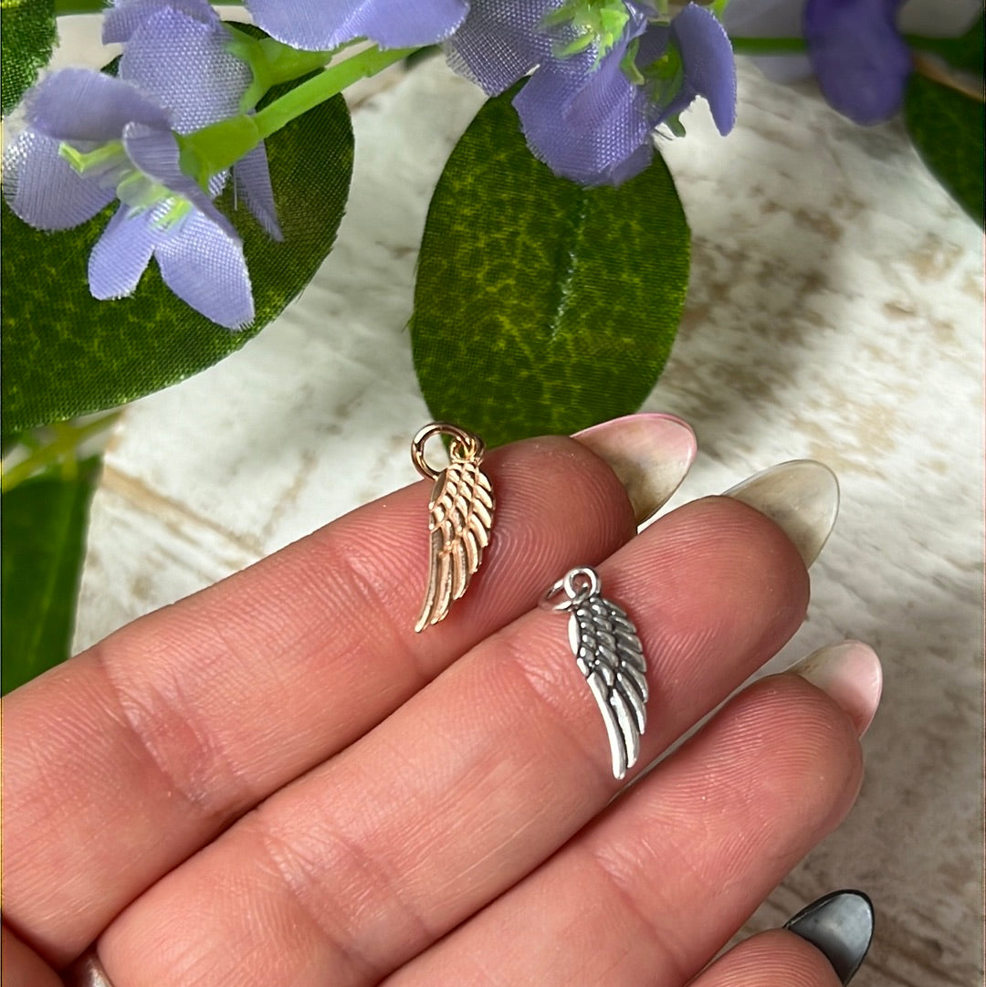 Angel Wing 925 Sterling Pendant Charm