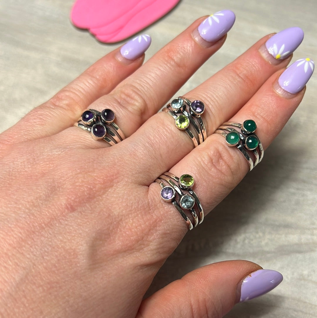 Triple Band Ring Sterling Silver 925