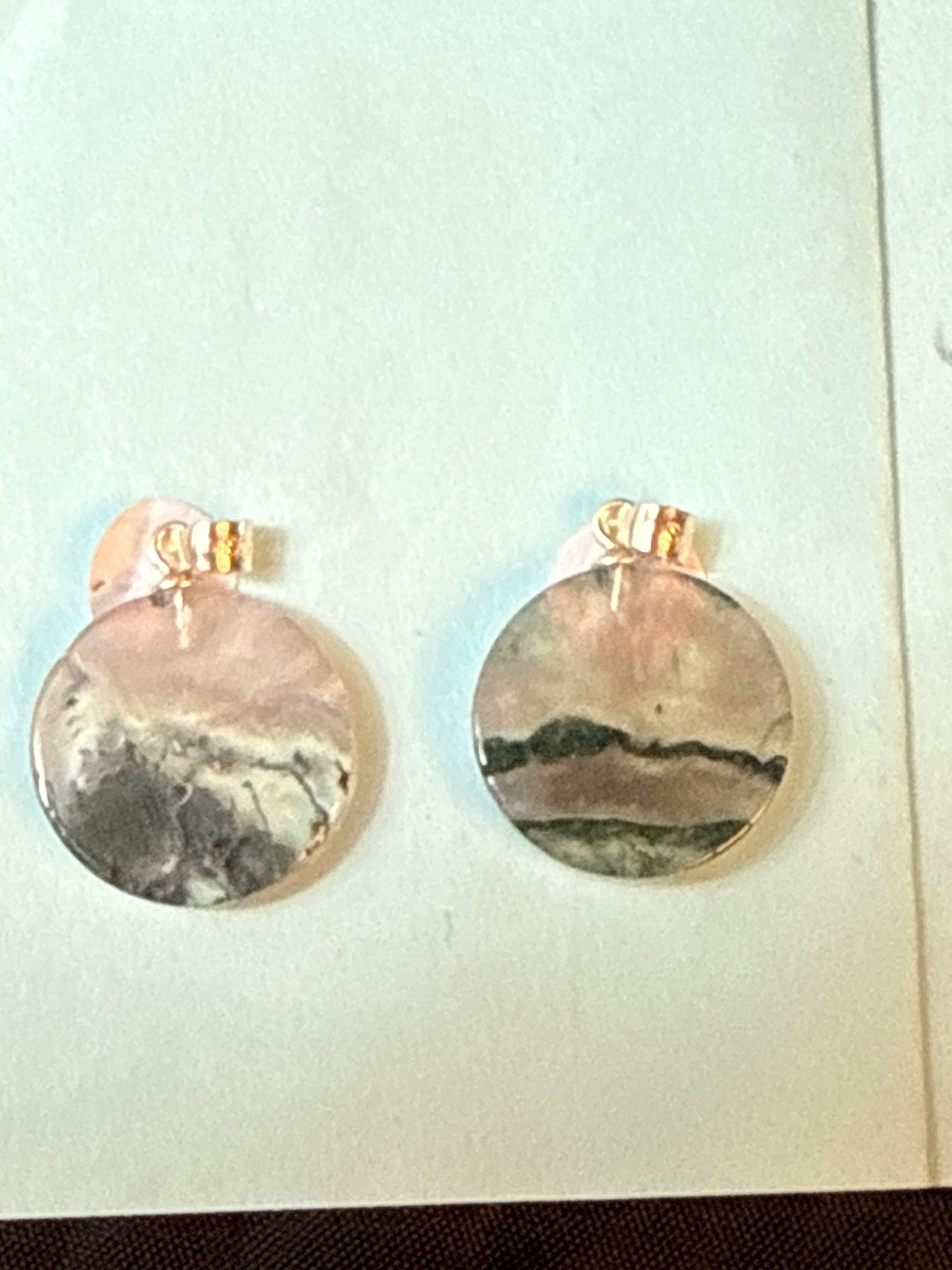Moss Agate Sterling Pendant