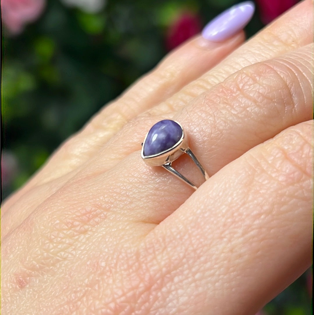 Tiffany stone 925 Silver Ring -  Size O