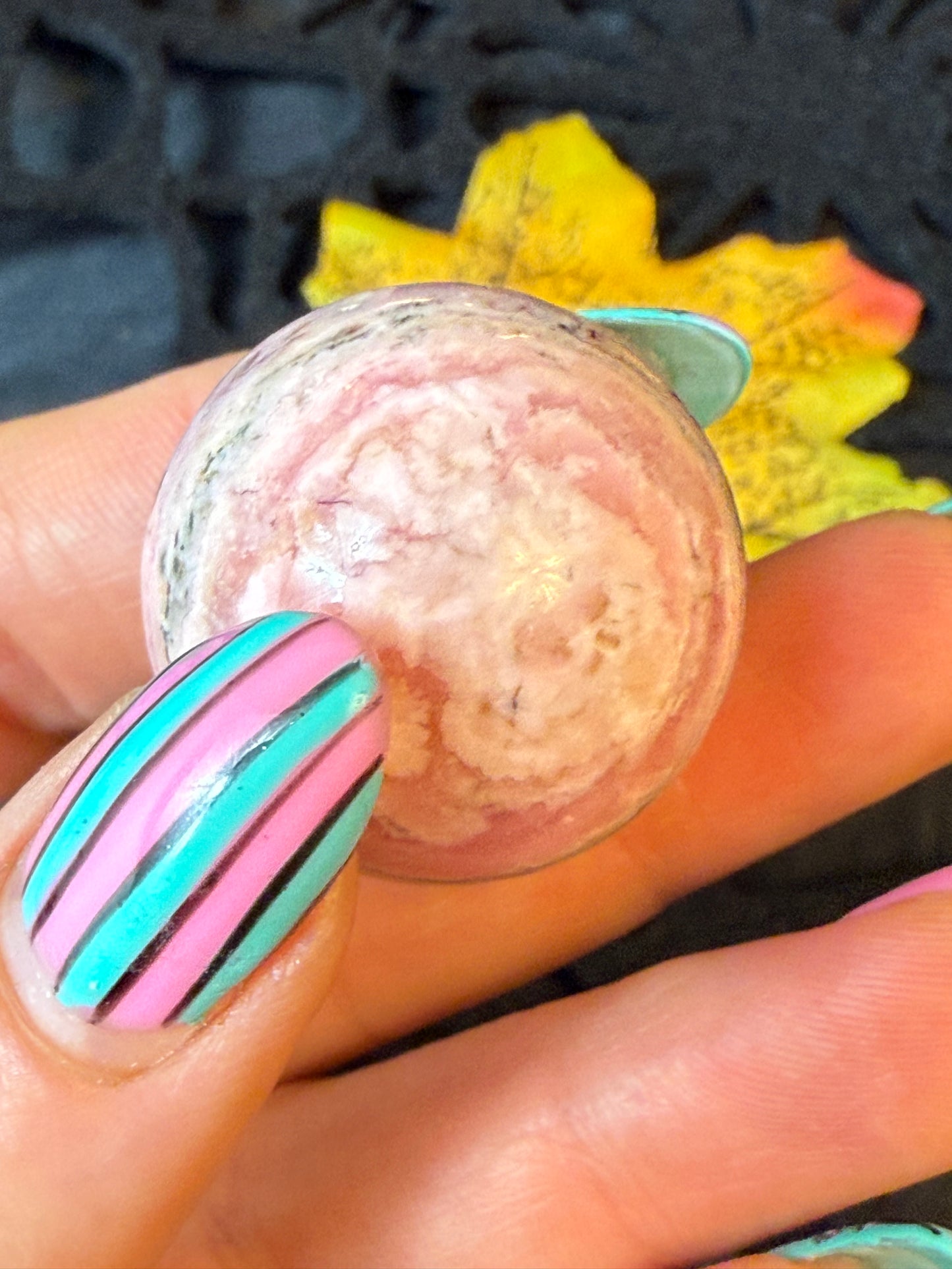 Rhodochrosite Sphere