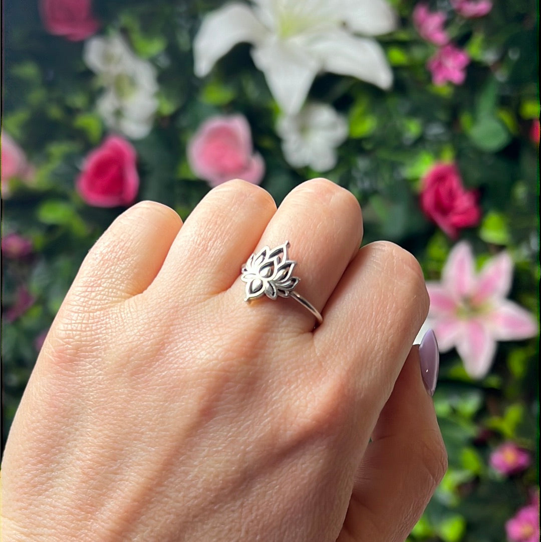 Lotus 925 Sterling Silver Ring
