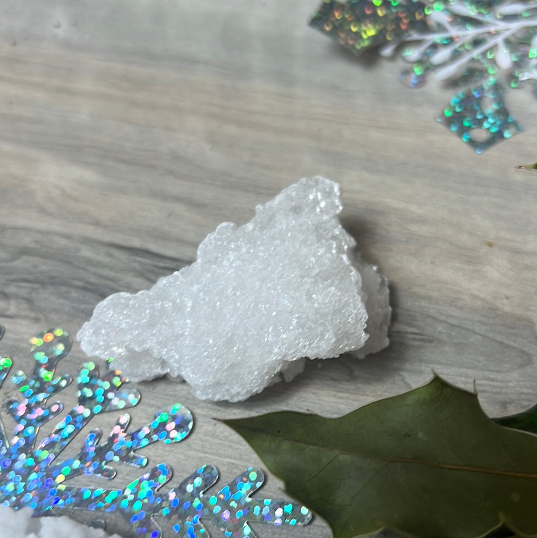 Snow Quartz Druzy specimen