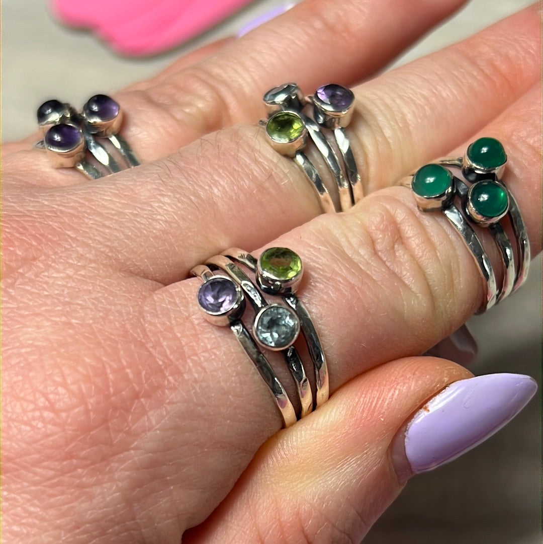 Triple Band Ring Sterling Silver 925