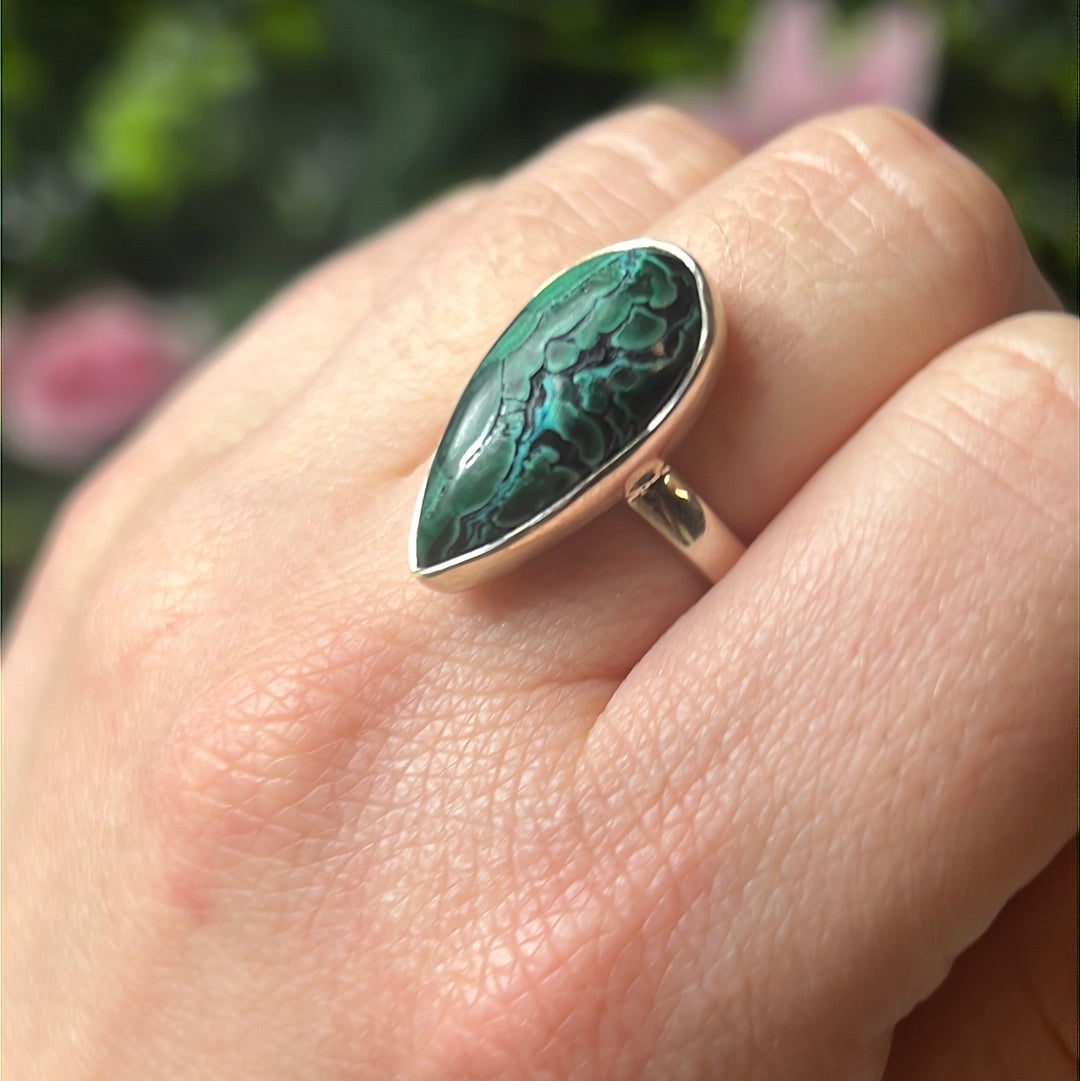 Malacolla 925 Sterling Silver Ring - Size O