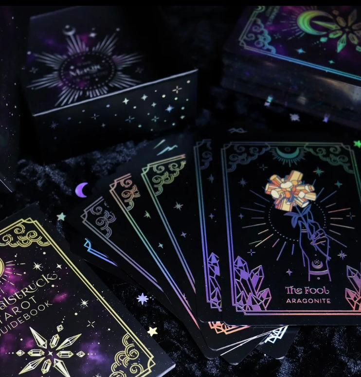 GOLD Crystalstruck Tarot Cards Card Deck - By Moonstruck Crystals