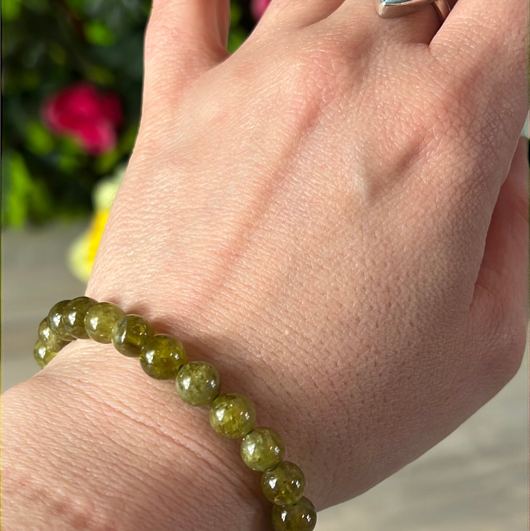 Tsavorite Bead Bracelet