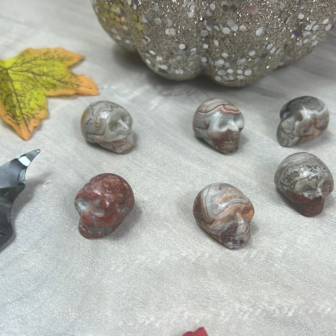 Mini Skull - Mexican Agate