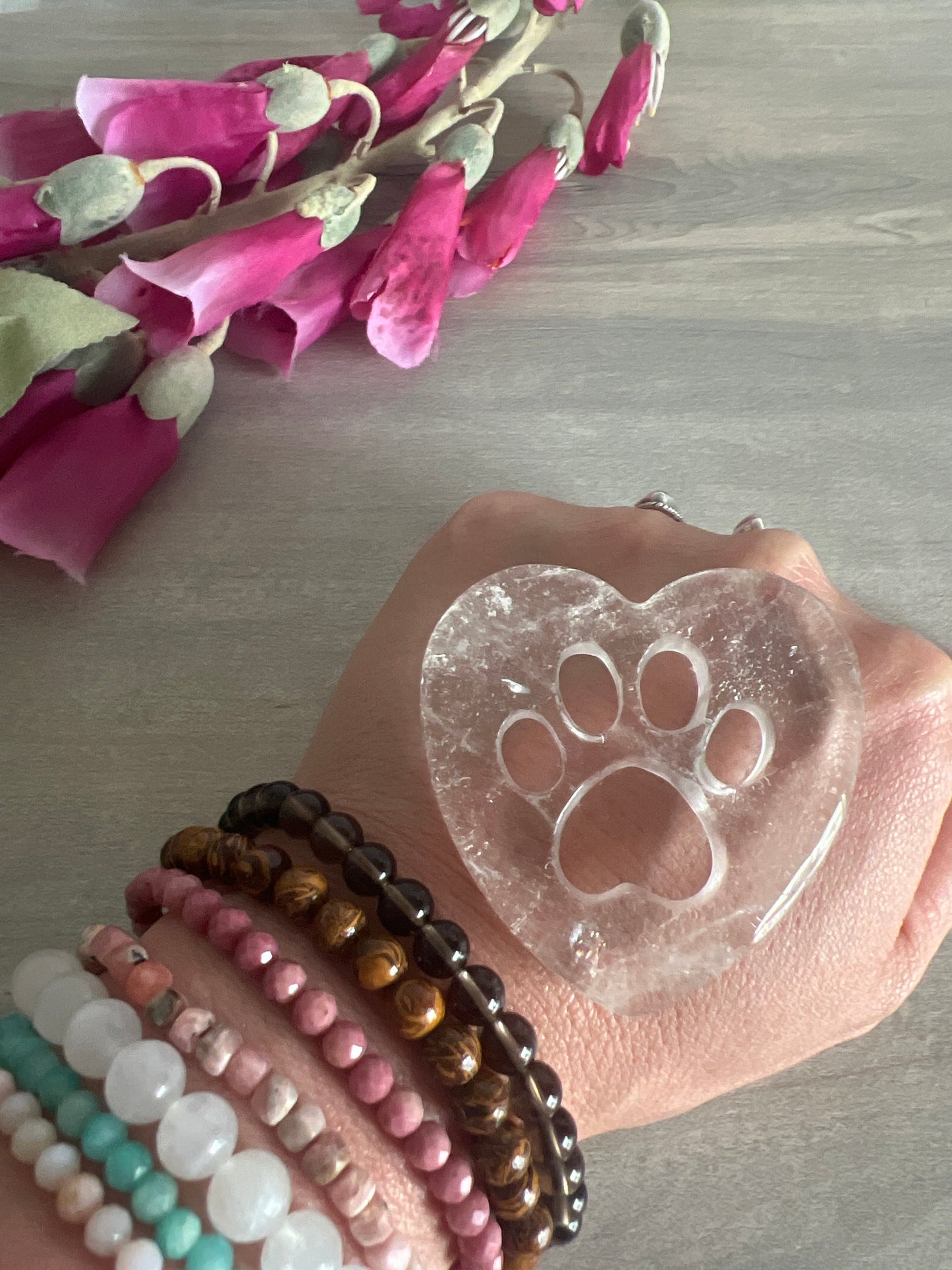 Heart Paw Print - pet Rembrance memorial grief animal lover gift