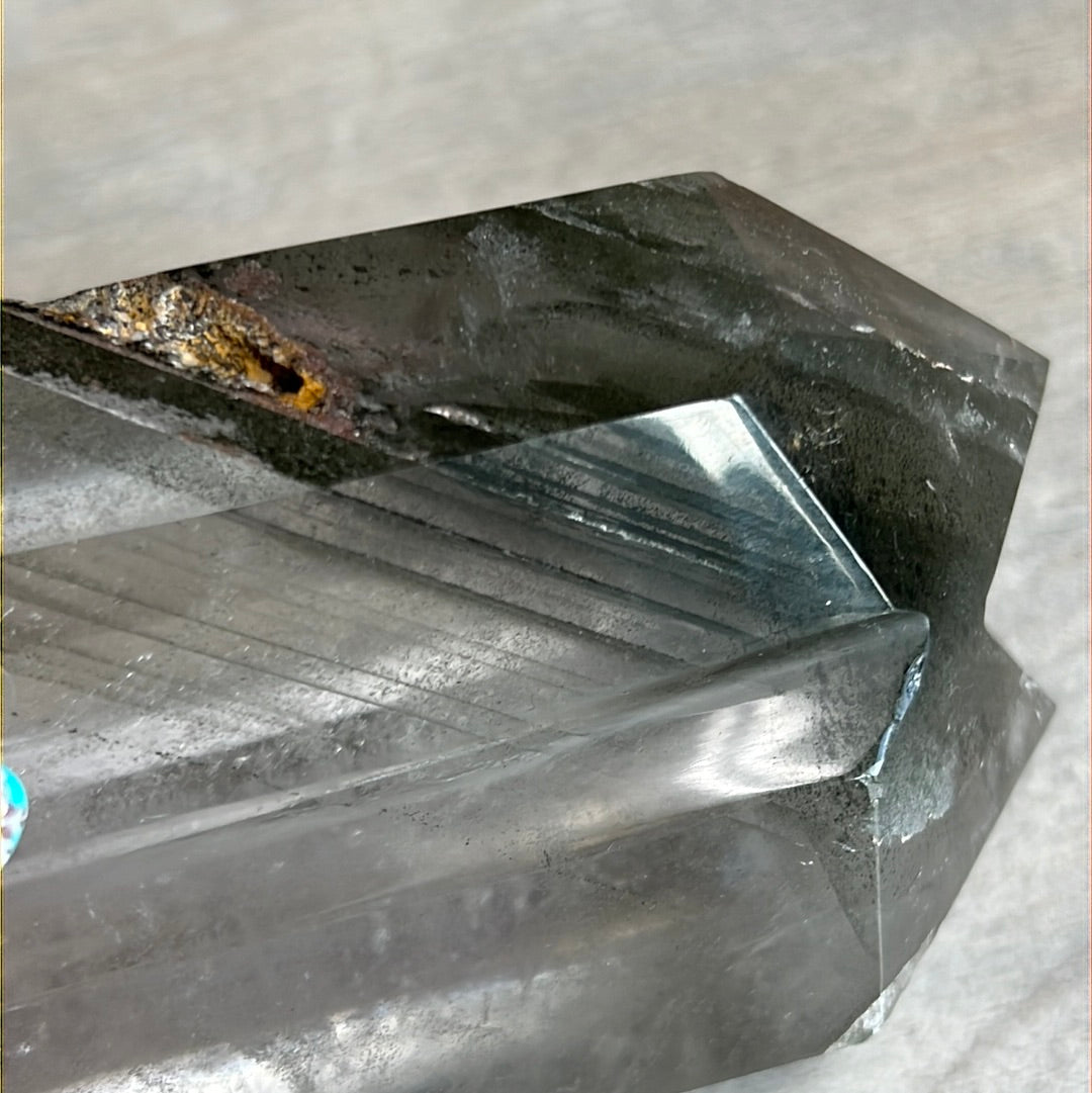 Twin Phantom Garden Quartz Tower Point
