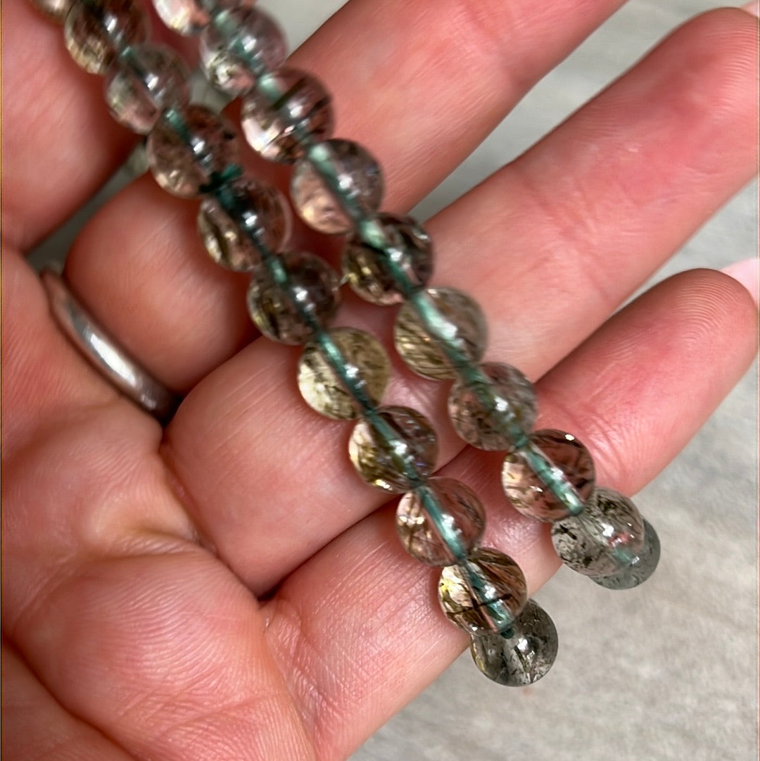 AA Green Rutile Bracelet