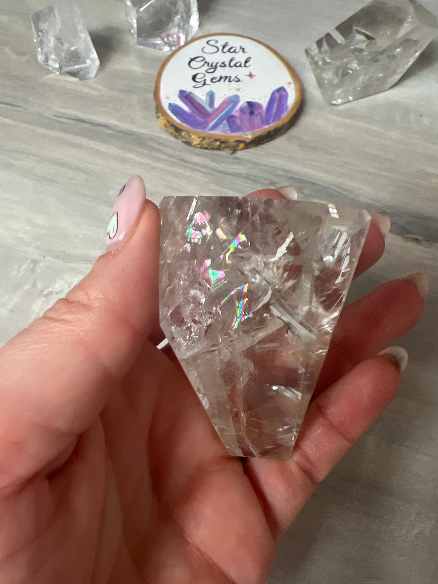 High grade Clear Quartz Freeform