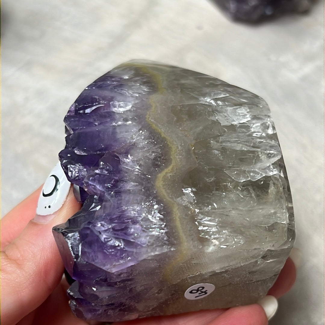 A Amethyst Agate Tower Points