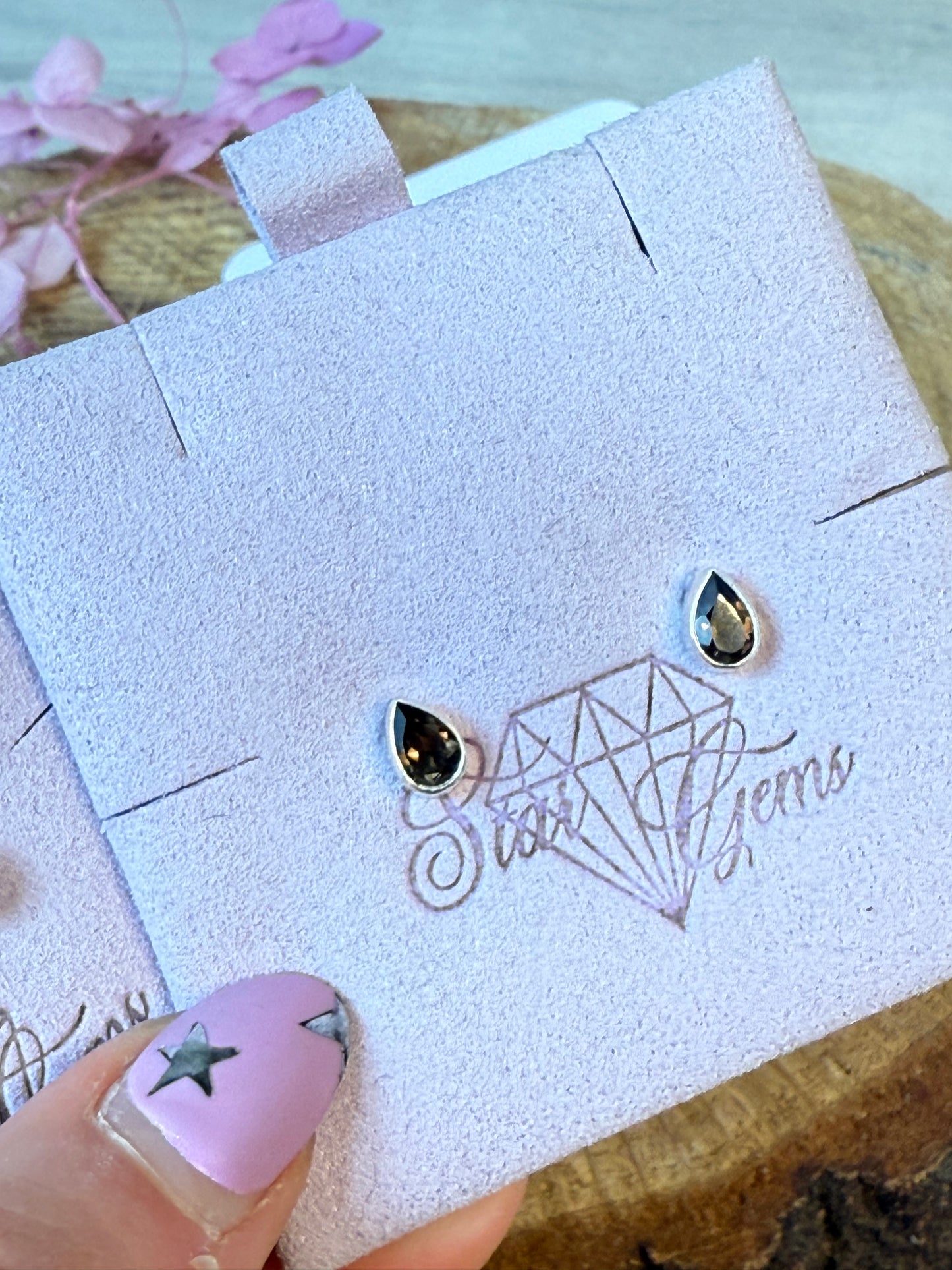 Tiny Teardrop 925 Sterling Silver Stud Earrings