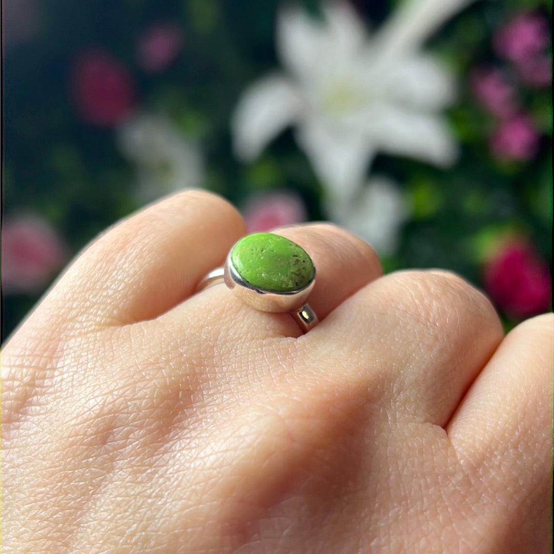 Gaspiete 925 Silver Ring - Size L 1/2 - M