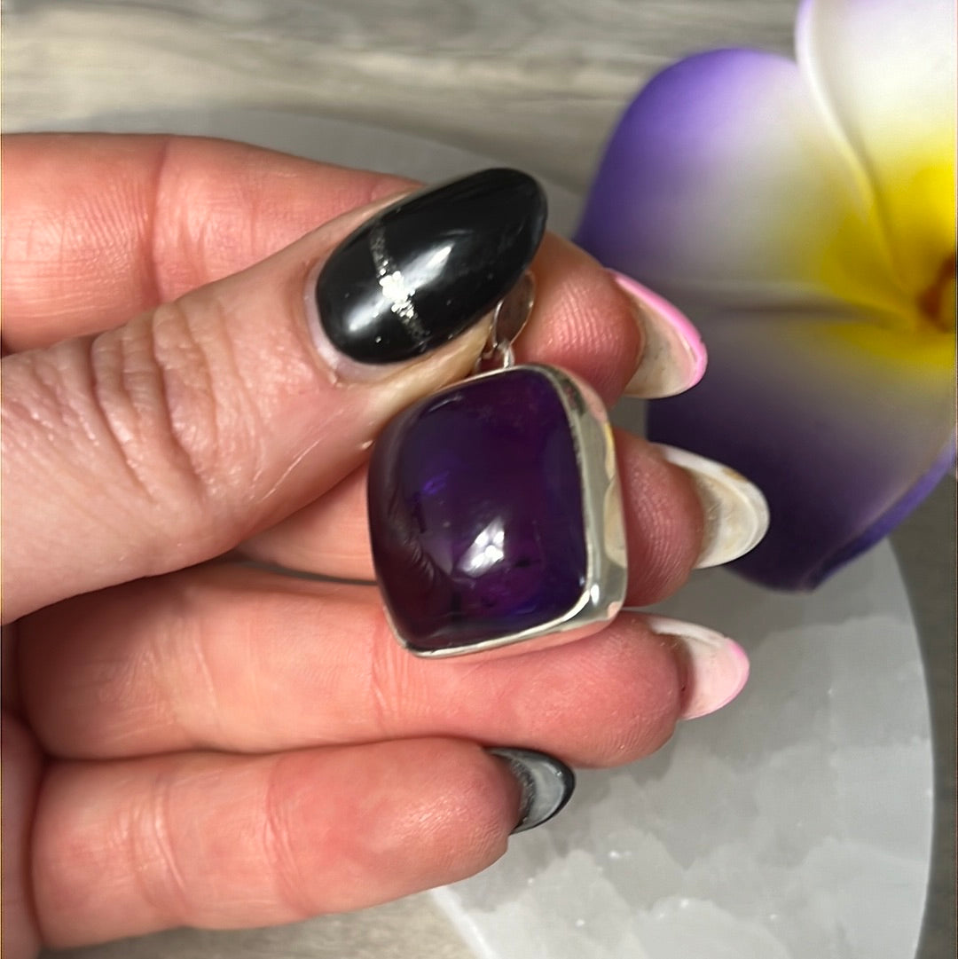 Amethyst 925 Sterling Silver Pendant