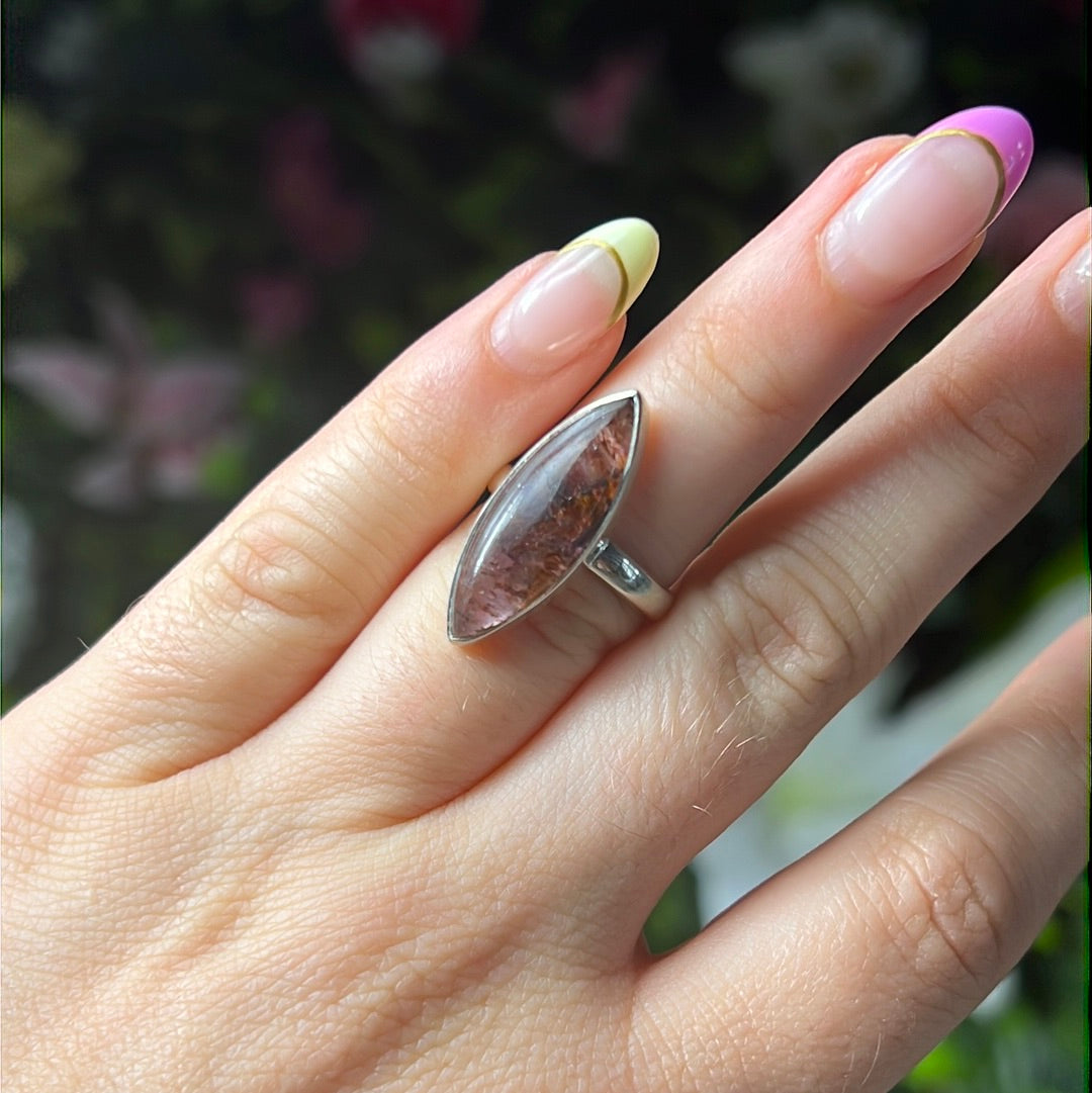 Super Seven 925 Silver Ring -  Size J 1/2