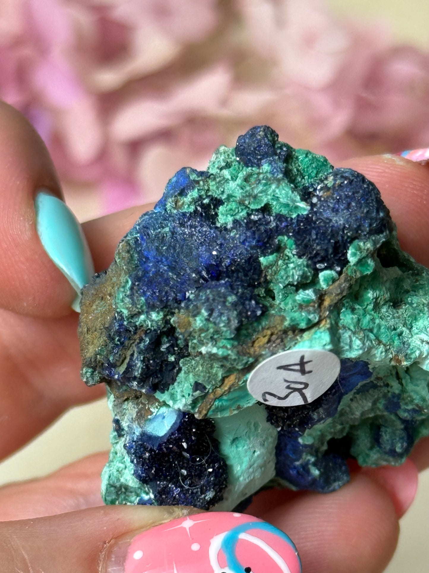 Azurite Specimen Chunk with Malachite