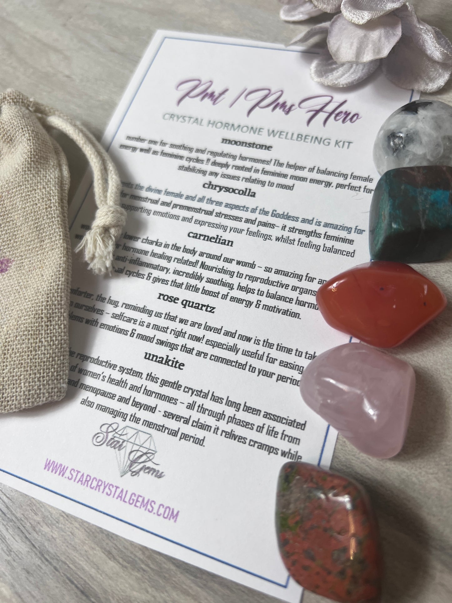 Starcrystalgems - PMT PMS Hero - Tumblestone Kit