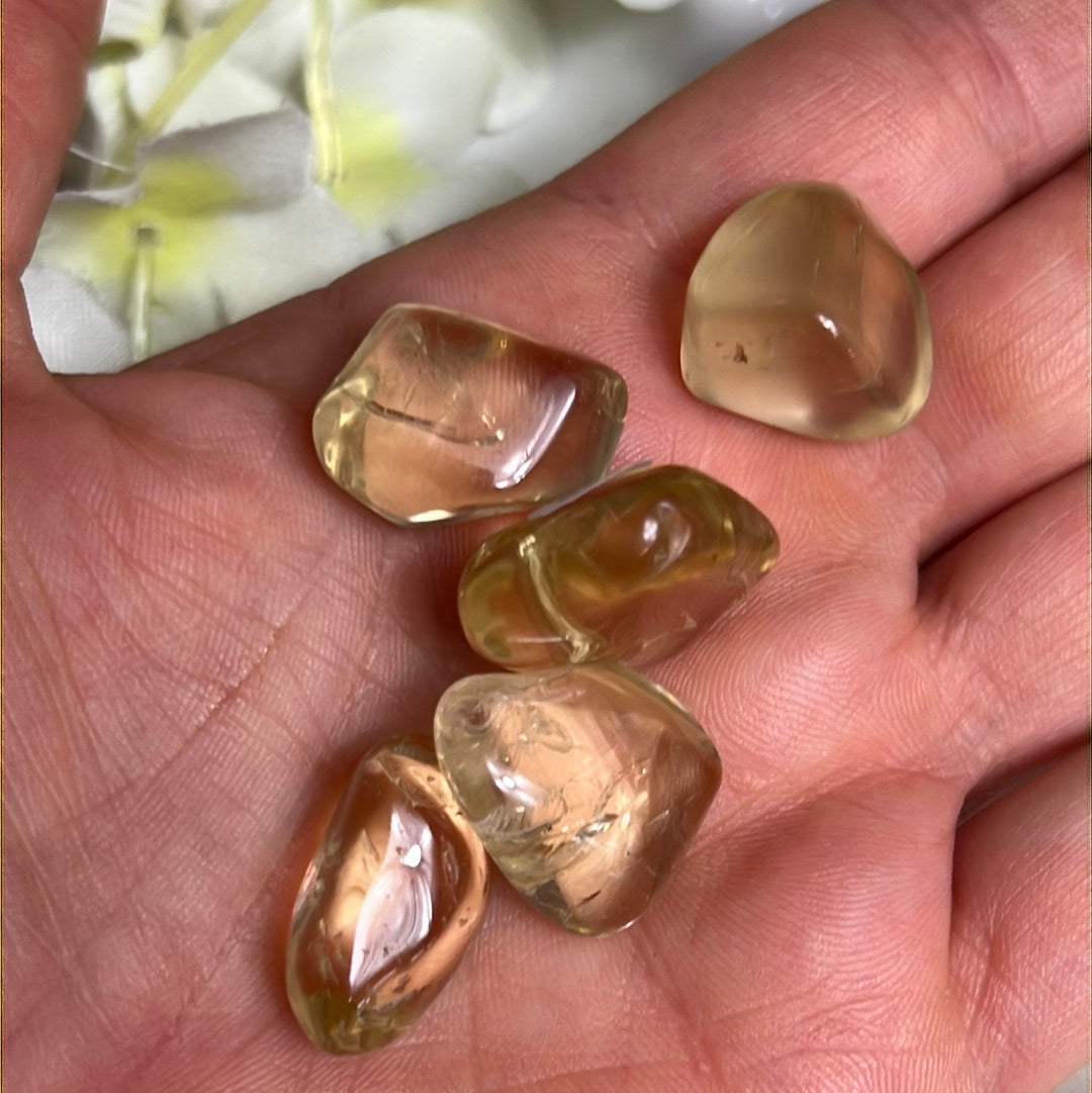 Golden Labradorite Tumble Tumblestone - Bytownite