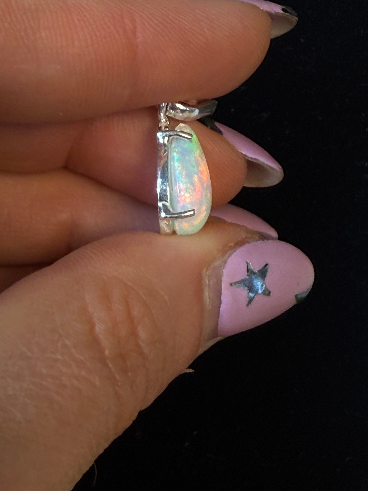 Ethiopian Opal 925 Sterling Pendant