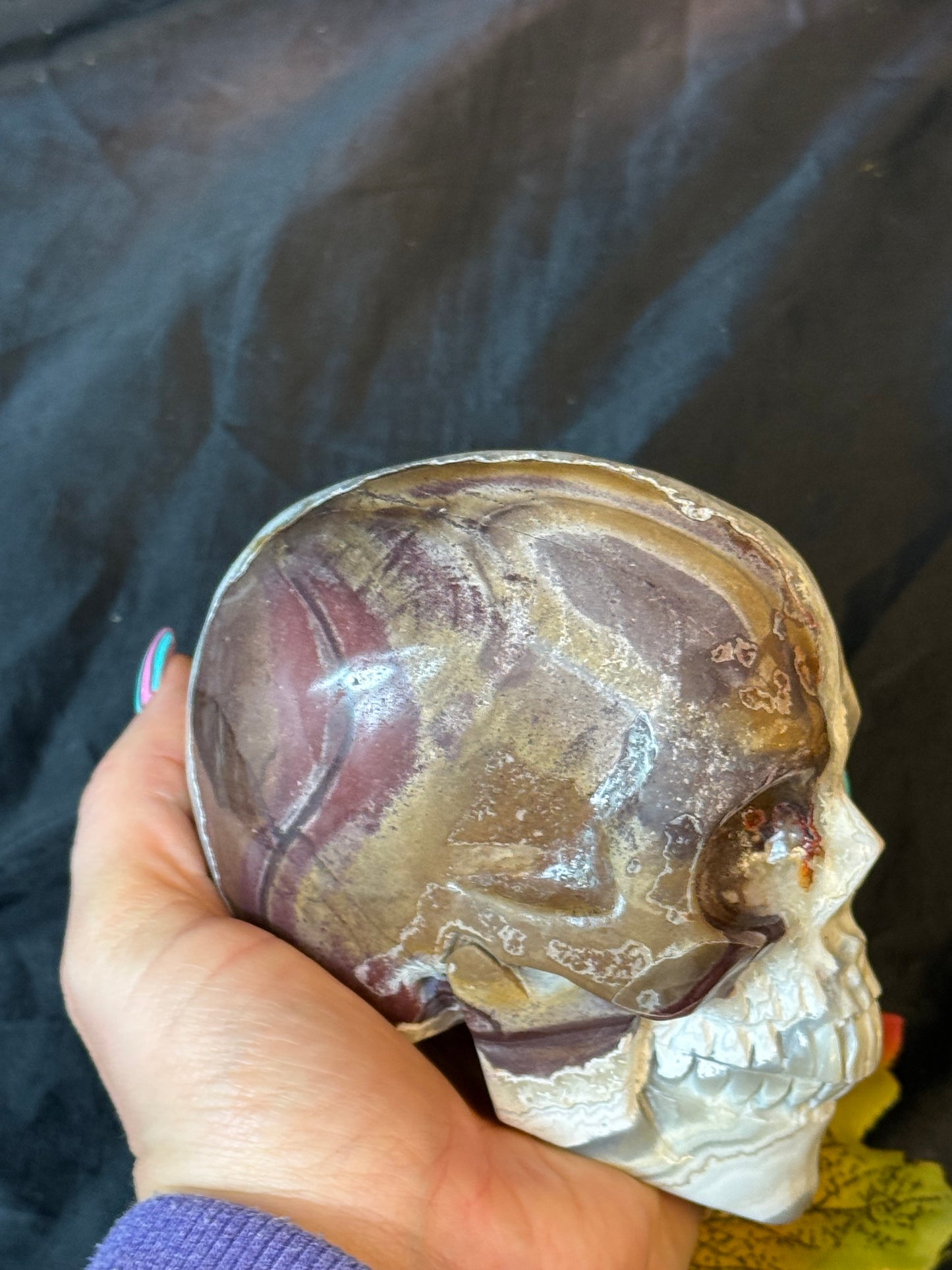 Mexican Agate Skull