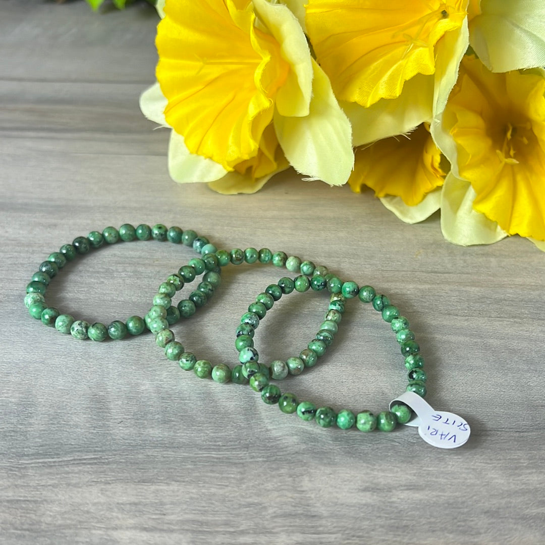 Variscite Bead Bracelet