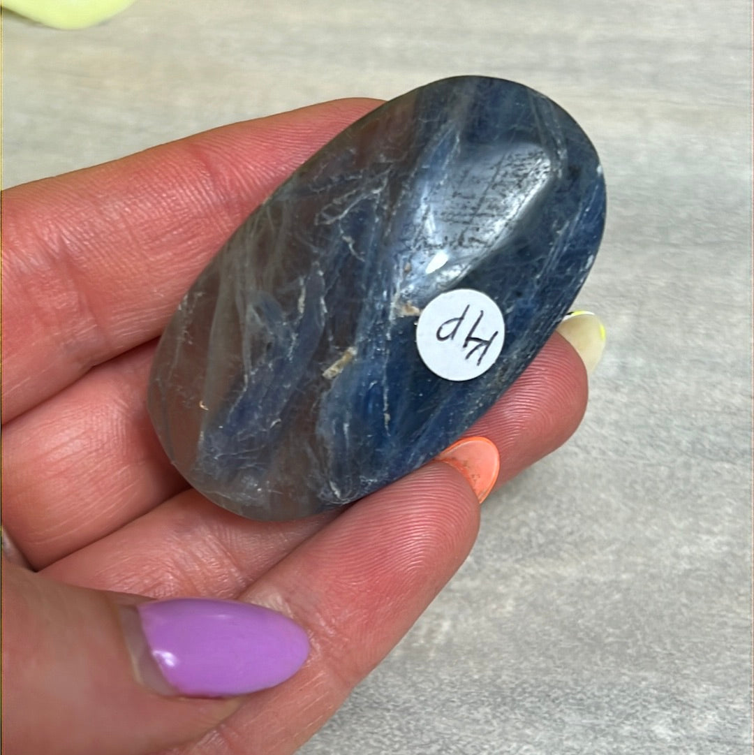 Kyanite in Clear Quartz Palm - rare find
