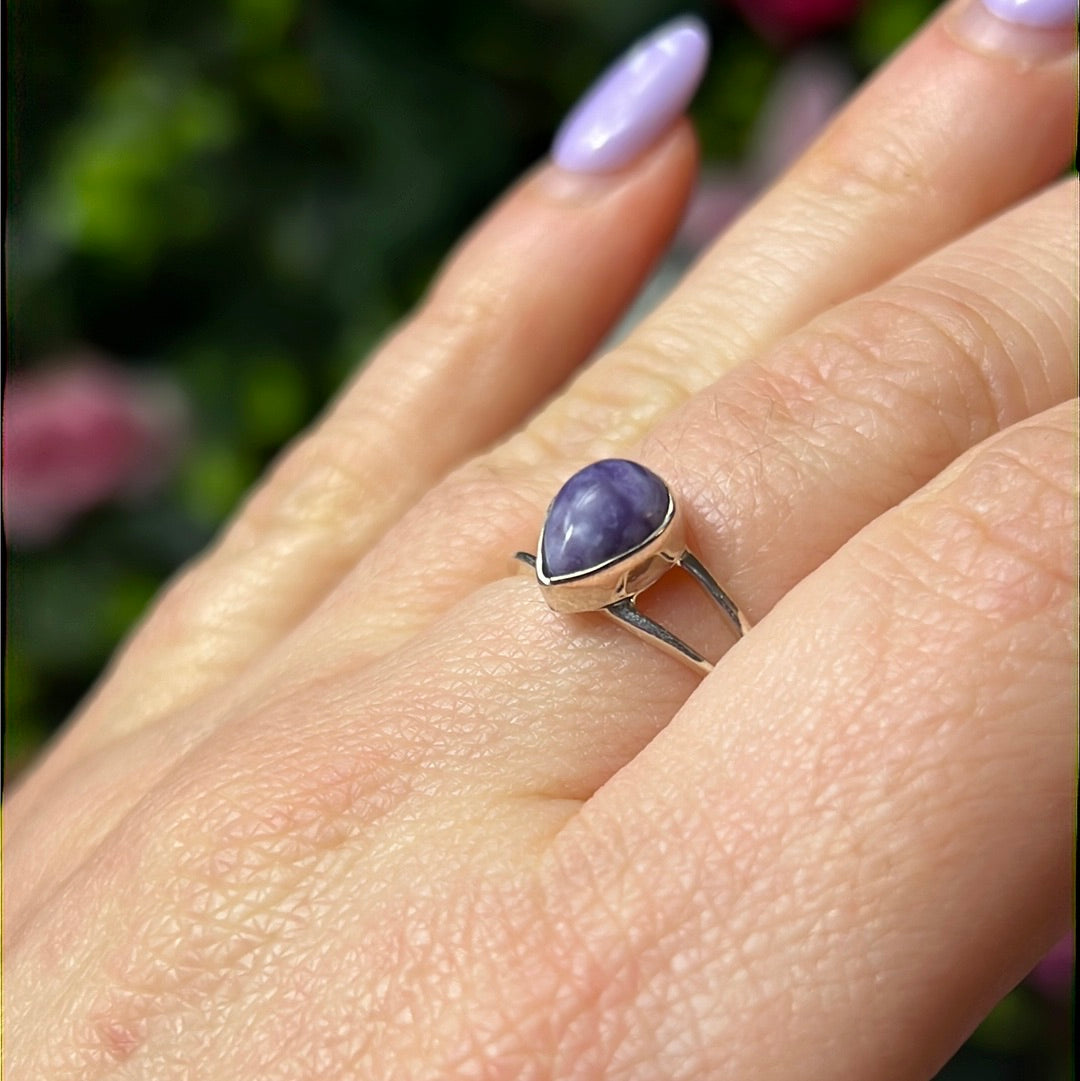 Tiffany stone 925 Silver Ring -  Size O