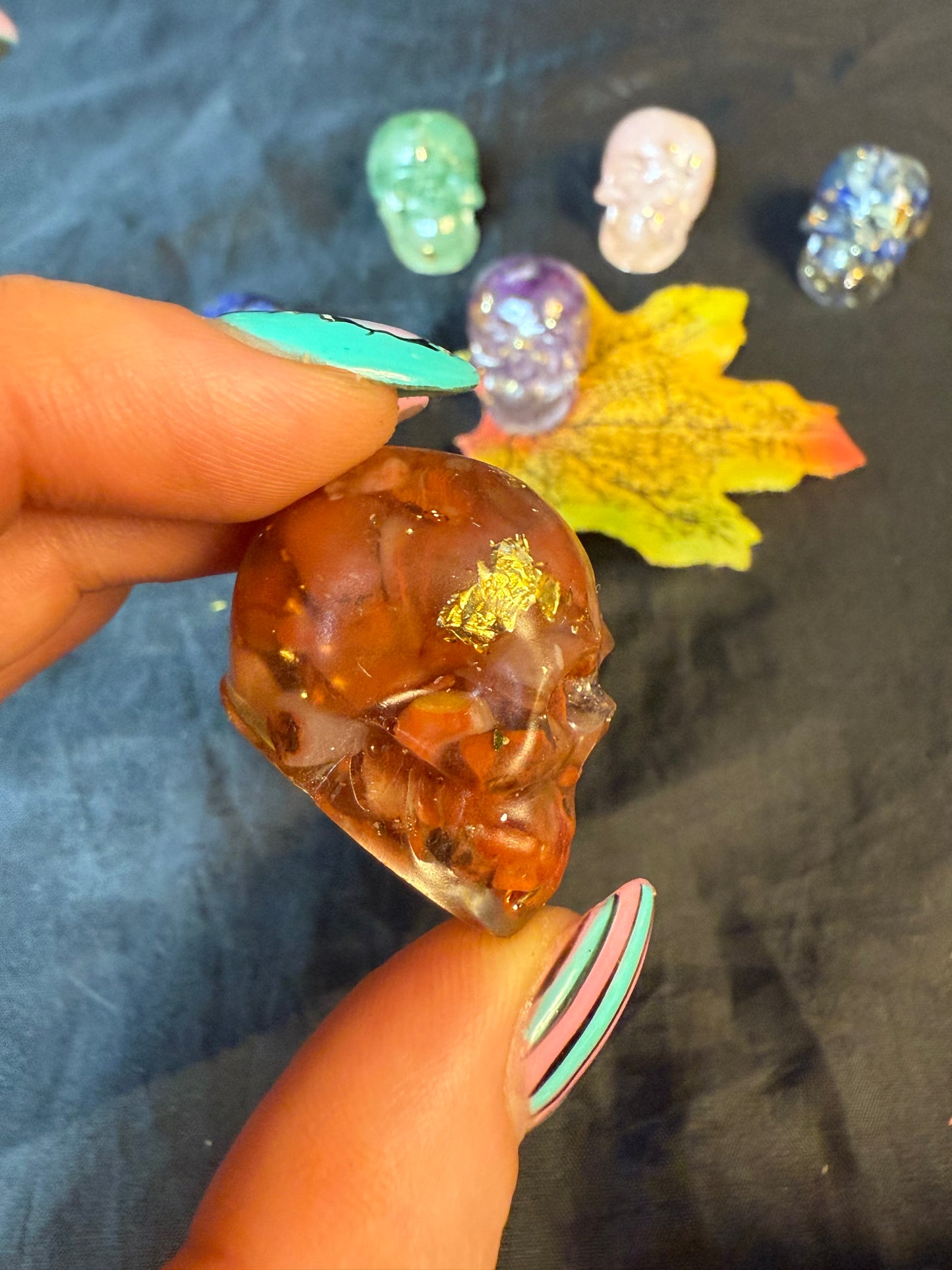 Resin Chip Skull