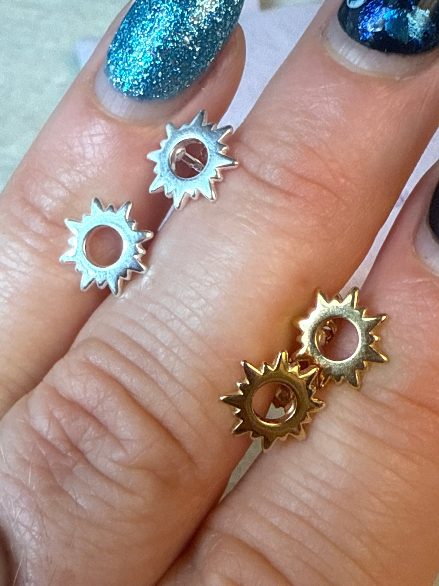 Celestia Sun Earrings Studs