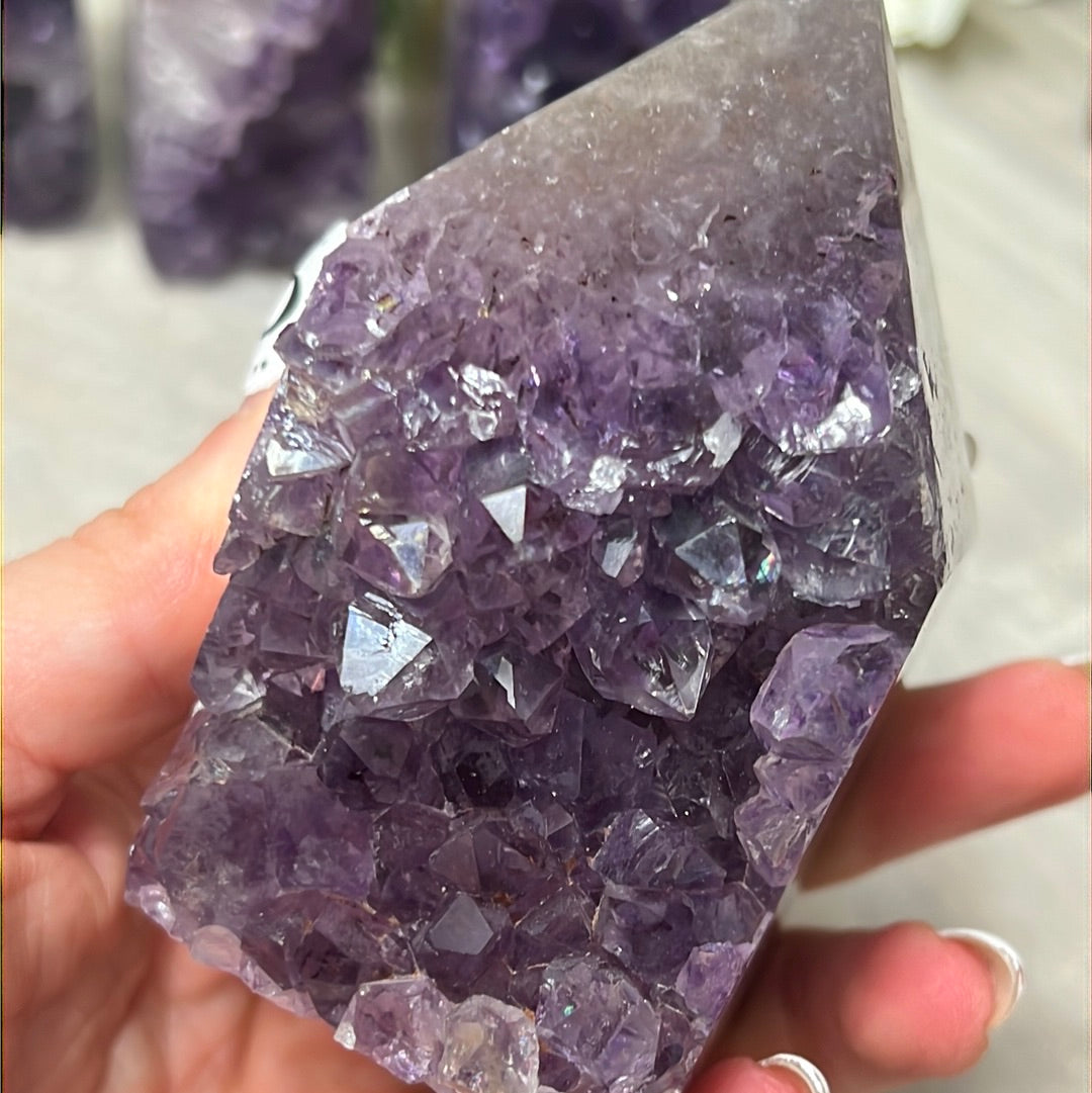 A Amethyst Agate Tower Points