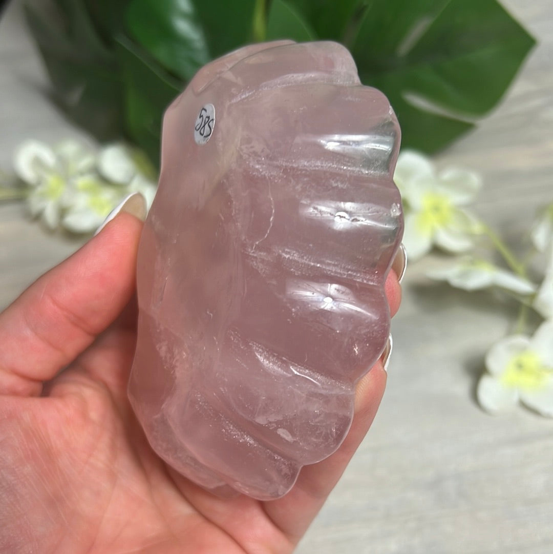 Rose Quartz Shell / Charging Bowl