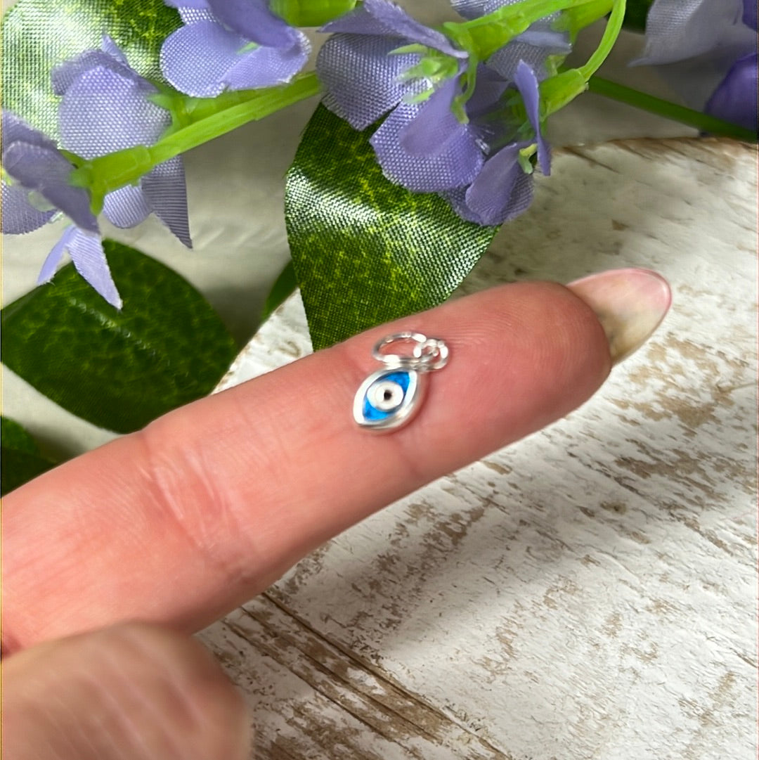 Evil Eye 925 Sterling Silver Pendant Charm