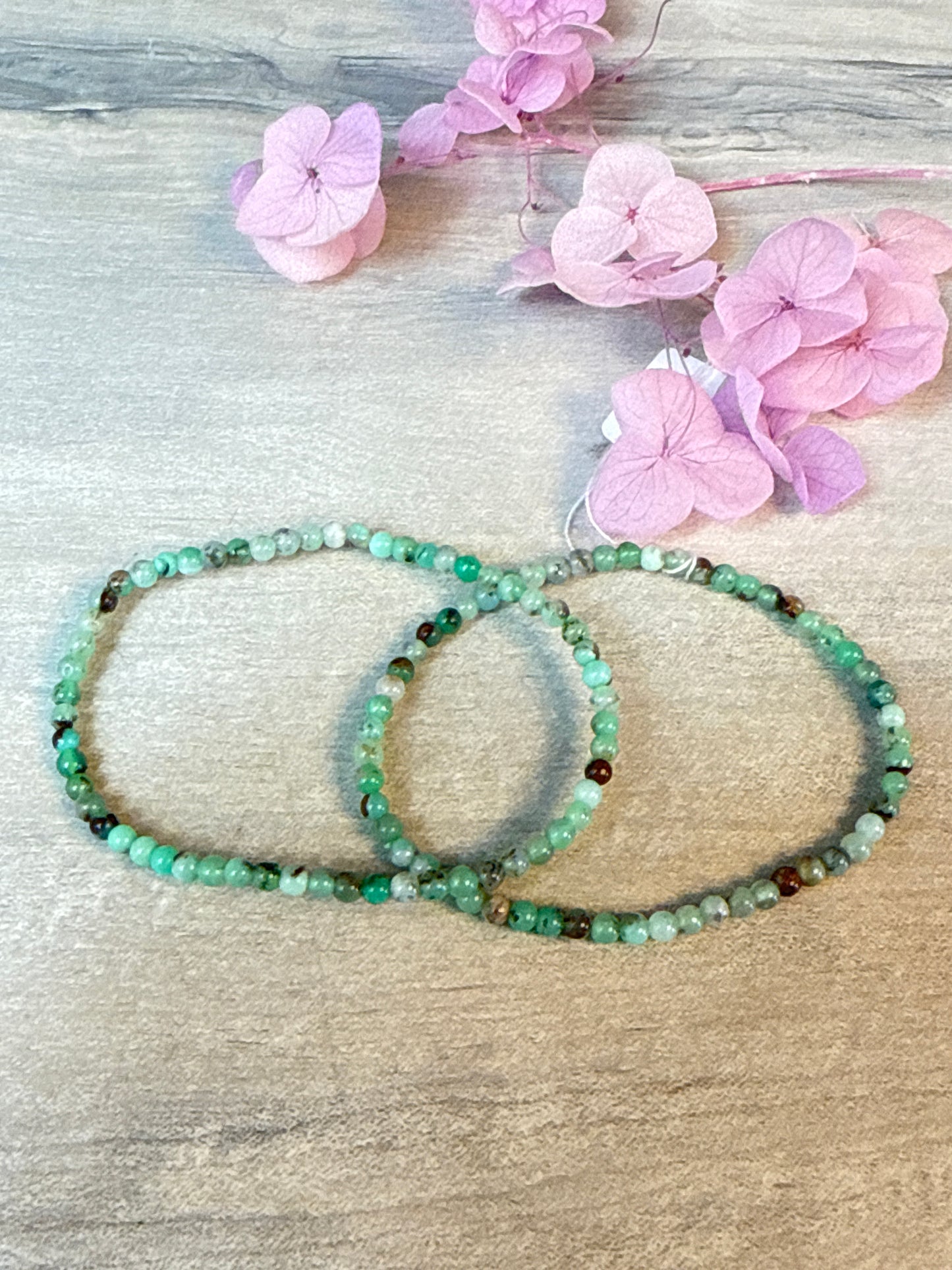 Chrysoprase Bead Bracelet