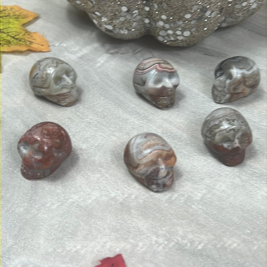 Mini Skull - Mexican Agate