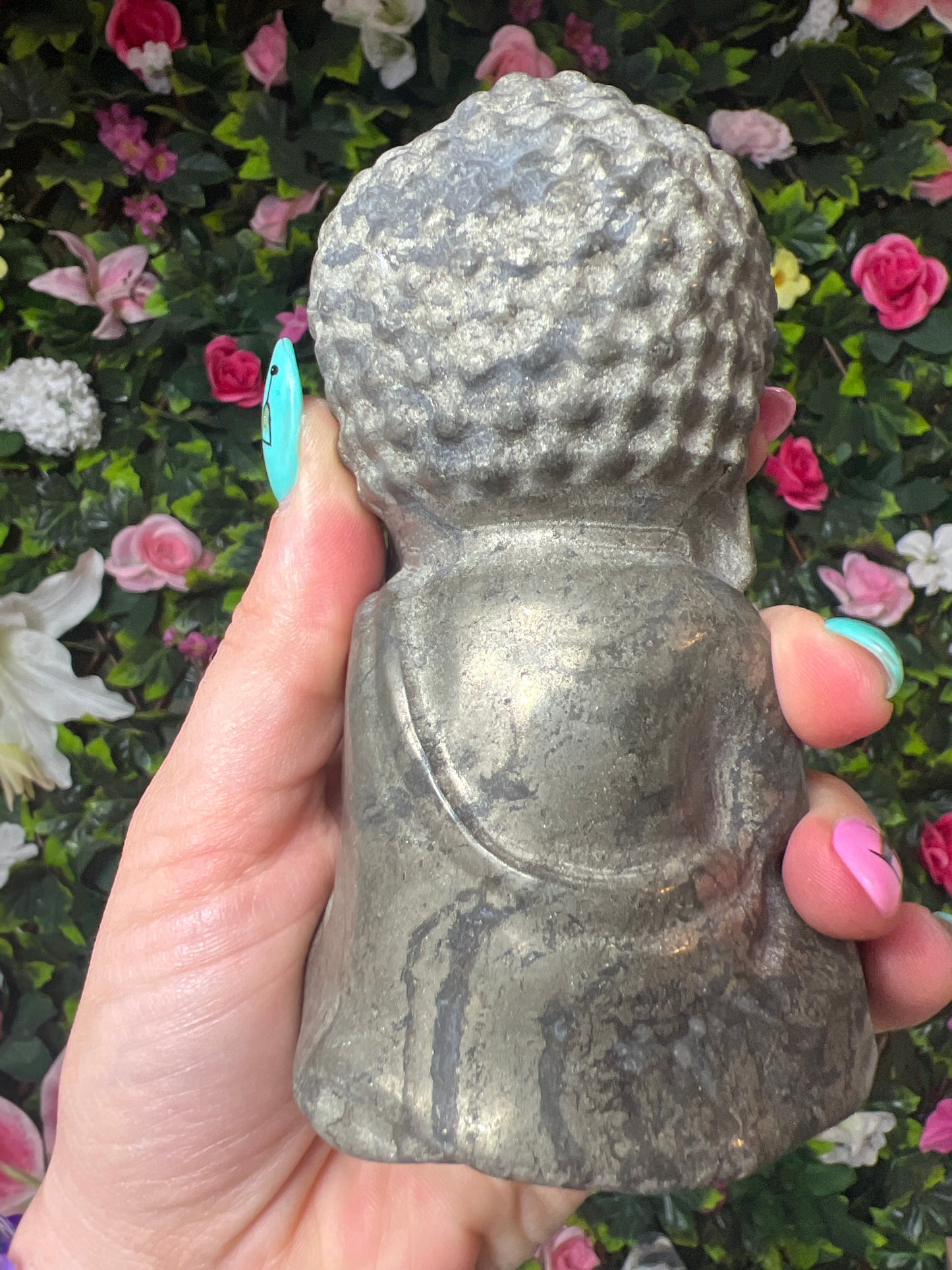 Large Pyrite Baby Buddha