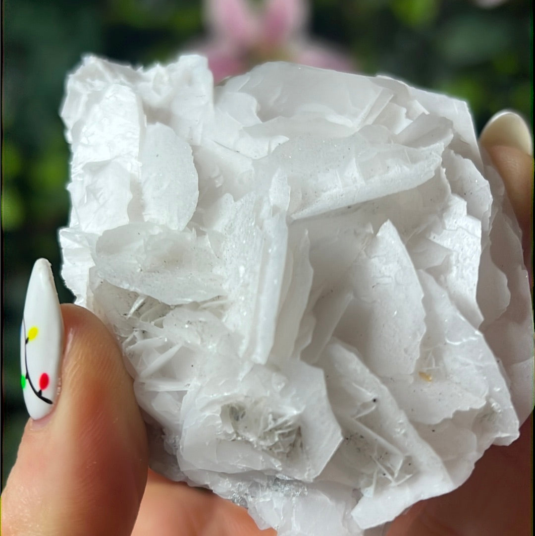 Rose Petal Calcite Specimen